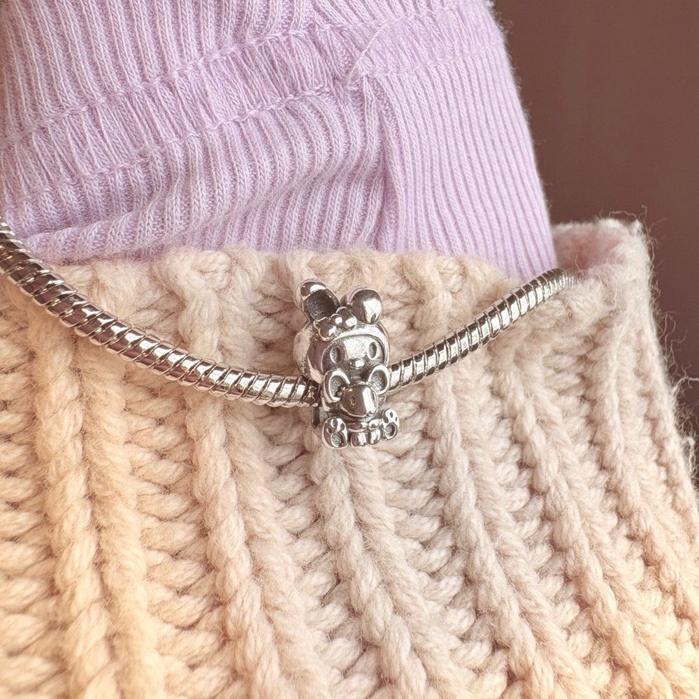 My melody silver bracelet charm - Picture 4 of 4